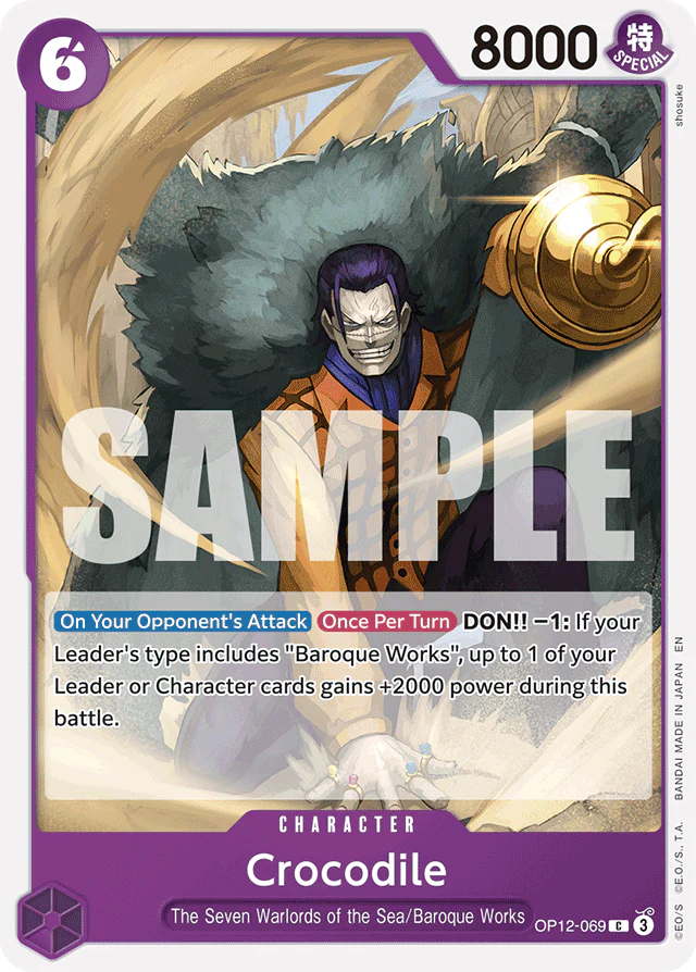 Crocodile - Legacy of the Master - C - OP12-069