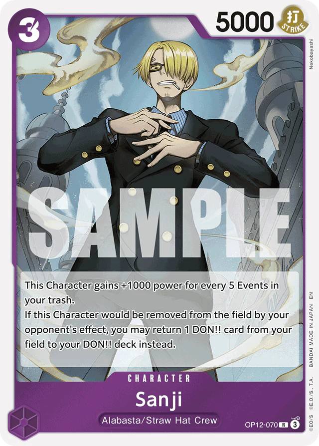 Sanji (070) - Legacy of the Master - R - OP12-070