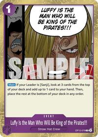 Luffy Is the Man Who Will Be King of the Pirates!!! - Legacy of the Master - R - OP12-079