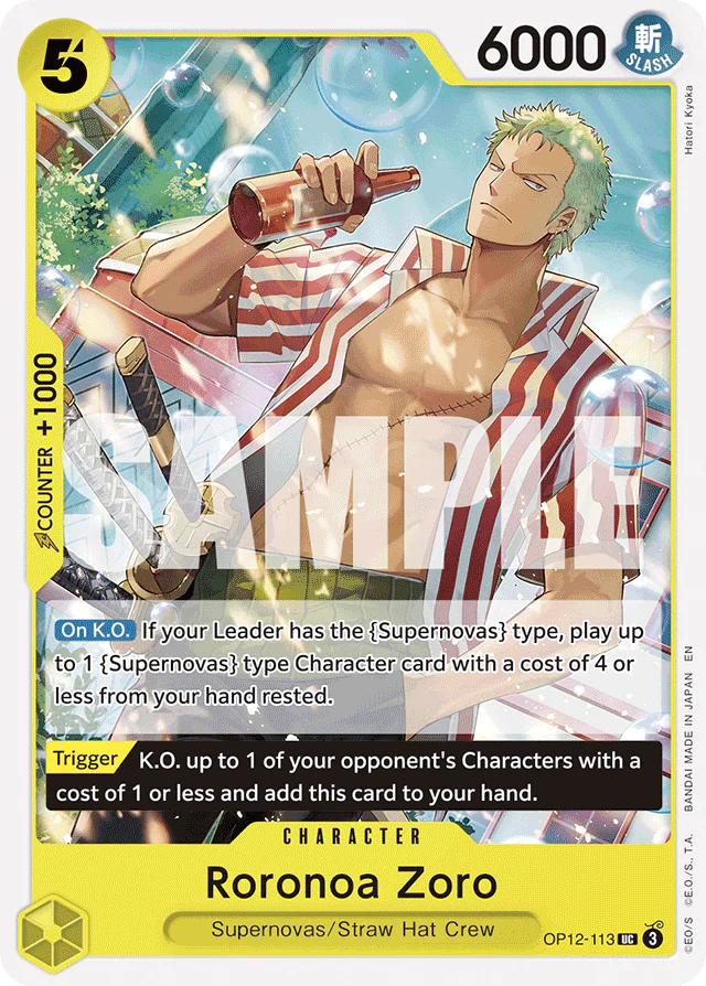 Roronoa Zoro (113) - Legacy of the Master - UC - OP12-113