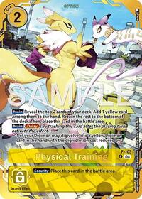 Physical Training (Premium Card Collection -Digimon Training Set-) - Digimon Promotion Cards - Promo - P-105 P