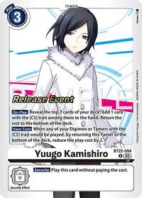 Yuugo Kamishiro - Cyber Eden Release Event Cards - Uncommon - BT22-094 U