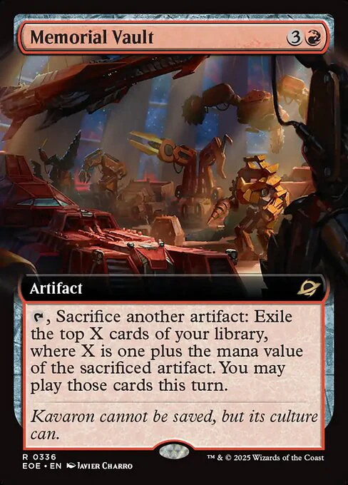 Memorial Vault (Extended Art) - Edge of Eternities - R - 336