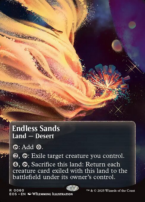 Endless Sands (0060) (Borderless) - Edge of Eternities: Stellar Sights - R - 60