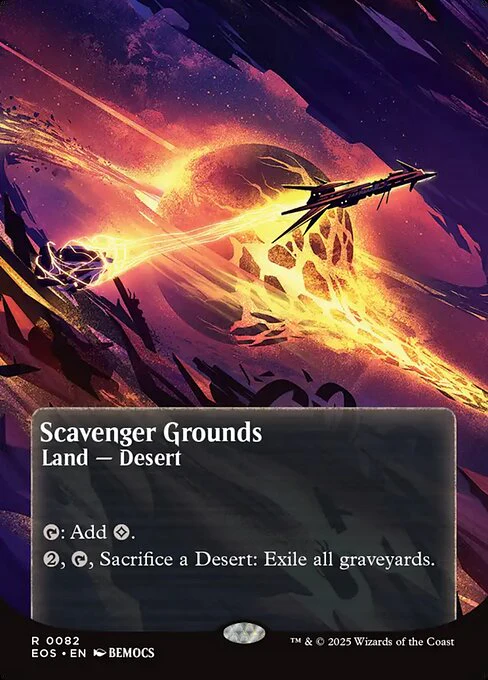 Scavenger Grounds (0082) (Borderless) - Edge of Eternities: Stellar Sights - R - 82