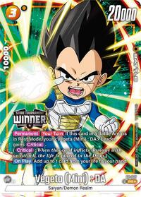 Vegeta (Mini) : DA - FP-047 (Tournament Pack -Winner- 07) - Tournament and Championship Promos - Promo - FP-047