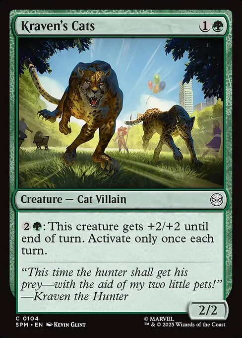Kraven's Cats - Marvel's Spider-Man - C - 104