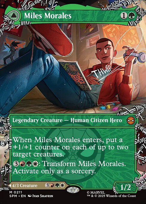 Miles Morales (0211) (Borderless) - Marvel's Spider-Man - M - 211