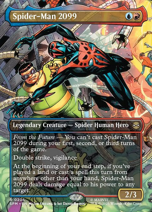 Spider-Man 2099 (0205) (Borderless) - Marvel's Spider-Man - R - 205