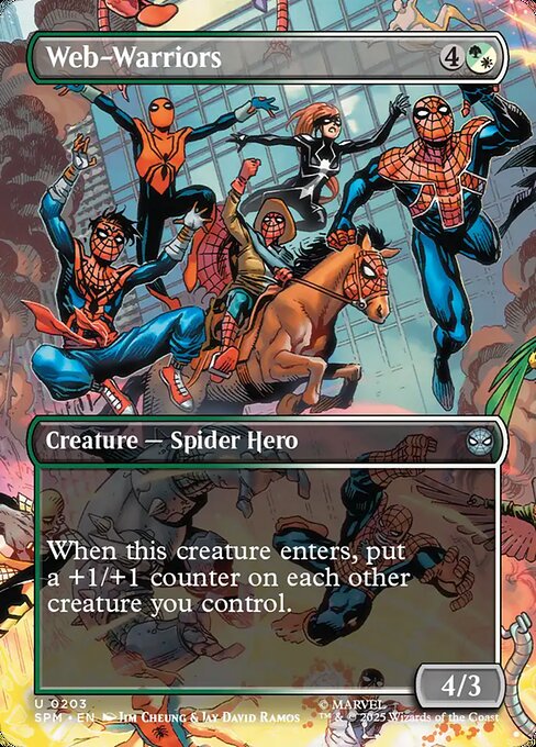 Web-Warriors (Borderless) - Marvel's Spider-Man - U - 203