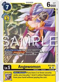 Angewomon (Time Stranger Demo Deck) - Digimon Demo Deck Exclusive Cards - Rare - BT3-039 R