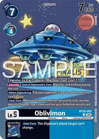 Oblivimon (Regionals 25-26 Season 2 Finalist) - Release Special Booster 2.0 - Uncommon - BT20-052 U
