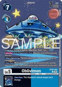 Oblivimon (Regionals 25-26 Season 2 Champion) - Release Special Booster 2.0 - Uncommon - BT20-052 U