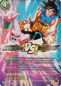 Majin Buu VS Son Goku - Prismatic Clash - Concept Rare - BT28-146