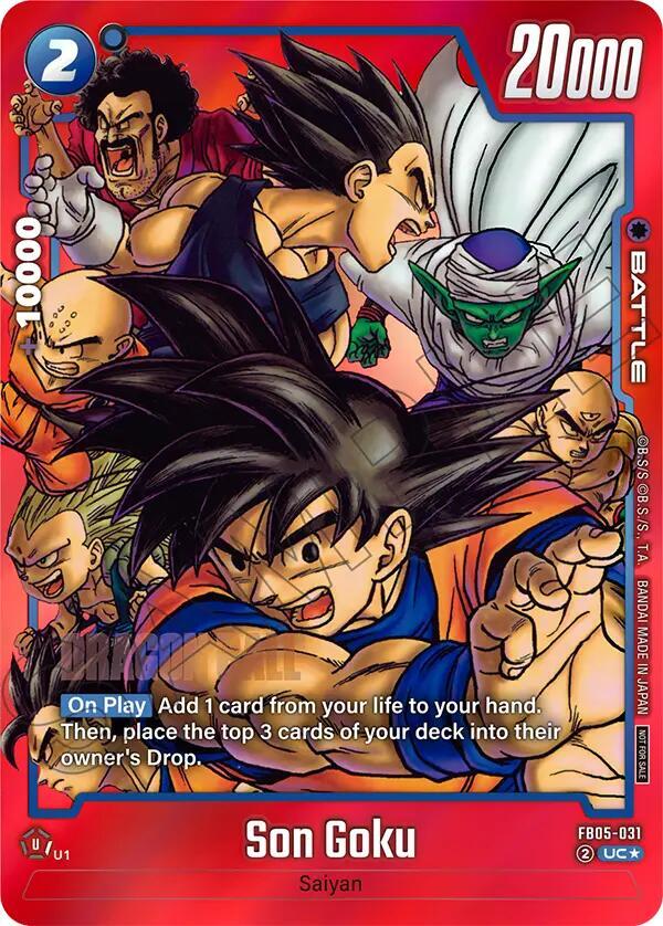 Son Goku - FB05-031 (Limited Pack MANGA Version 01) - Tournament and Championship Promos - Uncommon - FB05-031