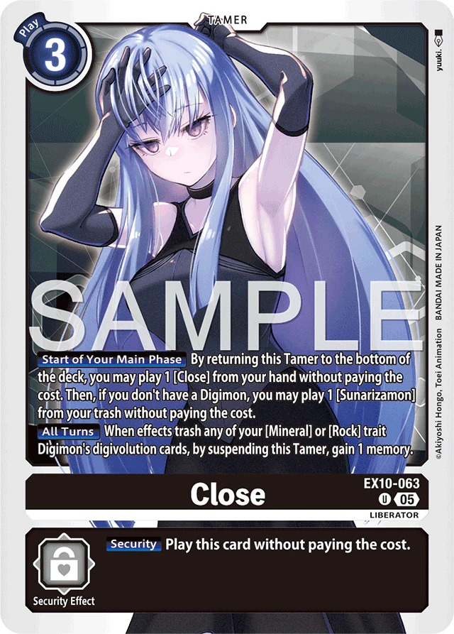 Close - Sinister Order - Uncommon - EX10-063 U