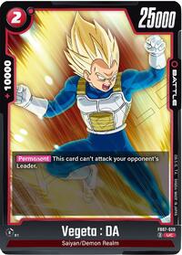Vegeta : DA - FB07-020 - Wish For Shenron - Uncommon - FB07-020