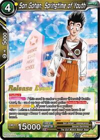 Son Gohan, Springtime of Youth - Prismatic Clash Release Event - Uncommon - BT28-086