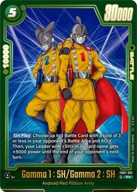 Gamma 1 : SH/Gamma 2 : SH (Alternate Art) - Wish For Shenron - Rare - FB07-051