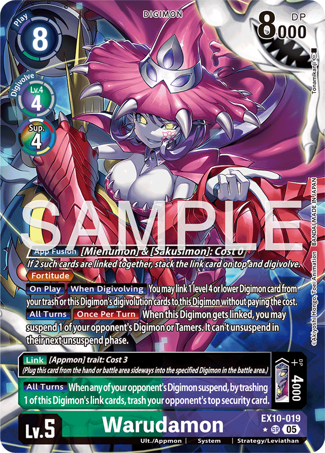 Warudamon (Alternate Art) - Sinister Order - Super Rare - EX10-019 SR