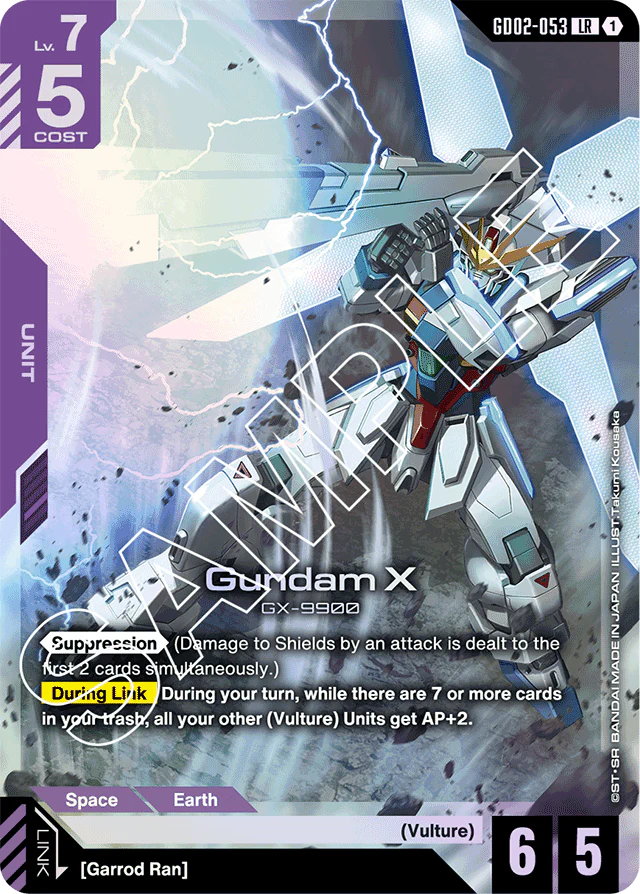 Gundam X (GD02-053) - Dual Impact - Legend Rare - GD02-053