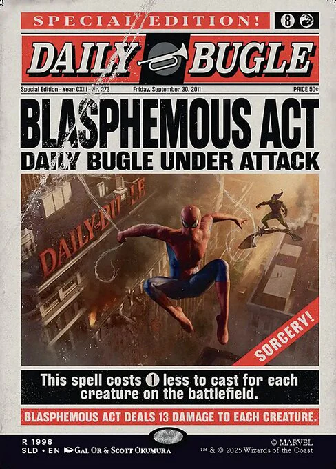 Blasphemous Act (1998) - Secret Lair Drop Series - R - 1998