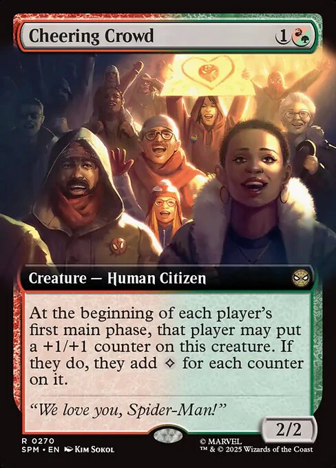 Cheering Crowd (Extended Art) - Marvel's Spider-Man - R - 270