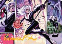 Black Cat, Cunning Thief Art Card (Gold-Stamped Signature) - Art Series: Marvel's Spider-Man - S - 44
