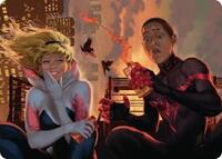 Heroes' Hangout Art Card - Art Series: Marvel's Spider-Man - S - 14