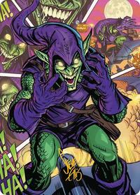Green Goblin Art Card (49/54) (Gold-Stamped Signature) - Art Series: Marvel's Spider-Man - S - 49