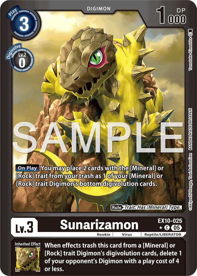 Sunarizamon (Limited Foil) - Sinister Order - Common - EX10-025 C