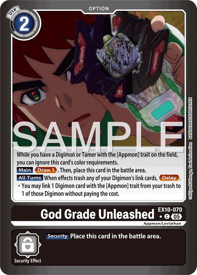 God Grade Unleashed (Limited Foil) - Sinister Order - Common - EX10-070 C