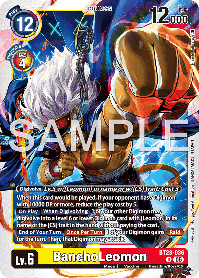 BanchoLeomon - Hackers' Slumber - Uncommon - BT23-036 U