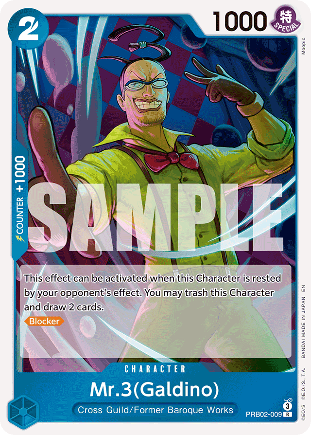 Mr.3(Galdino) - PRB02-009 - Premium Booster -The Best- Vol. 2 - R - PRB02-009