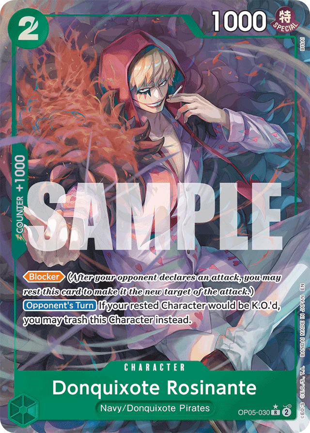 Donquixote Rosinante (Alternate Art) - Premium Booster -The Best- Vol. 2 - R - OP05-030