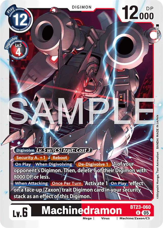 Machinedramon - Hackers' Slumber - Uncommon - BT23-060 U
