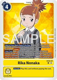Rika Nonaka - Starter Deck 22: Amethyst Mandala Advanced Deck Set - Rare - ST22-07 R