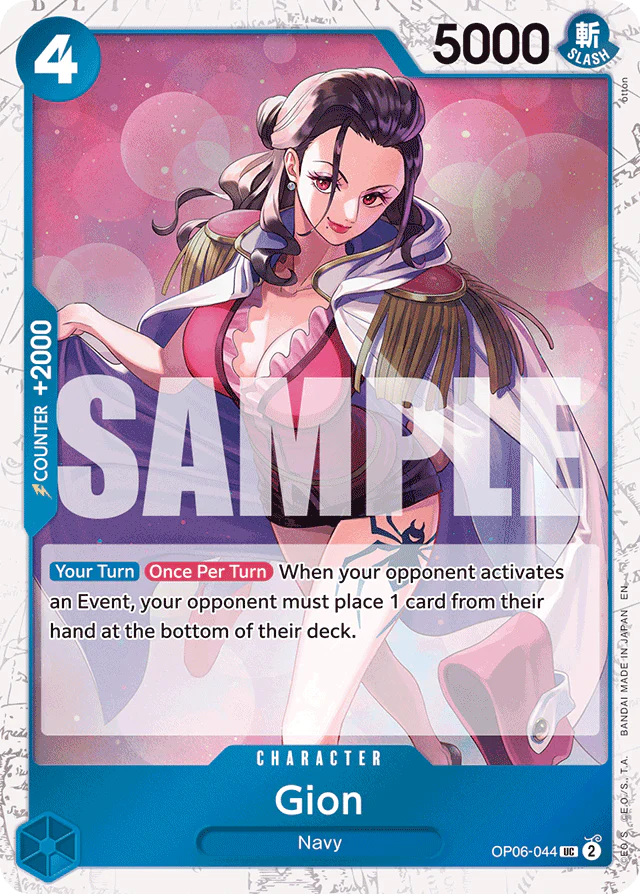 Gion (Pirate Foil) - Premium Booster -The Best- Vol. 2 - UC - OP06-044