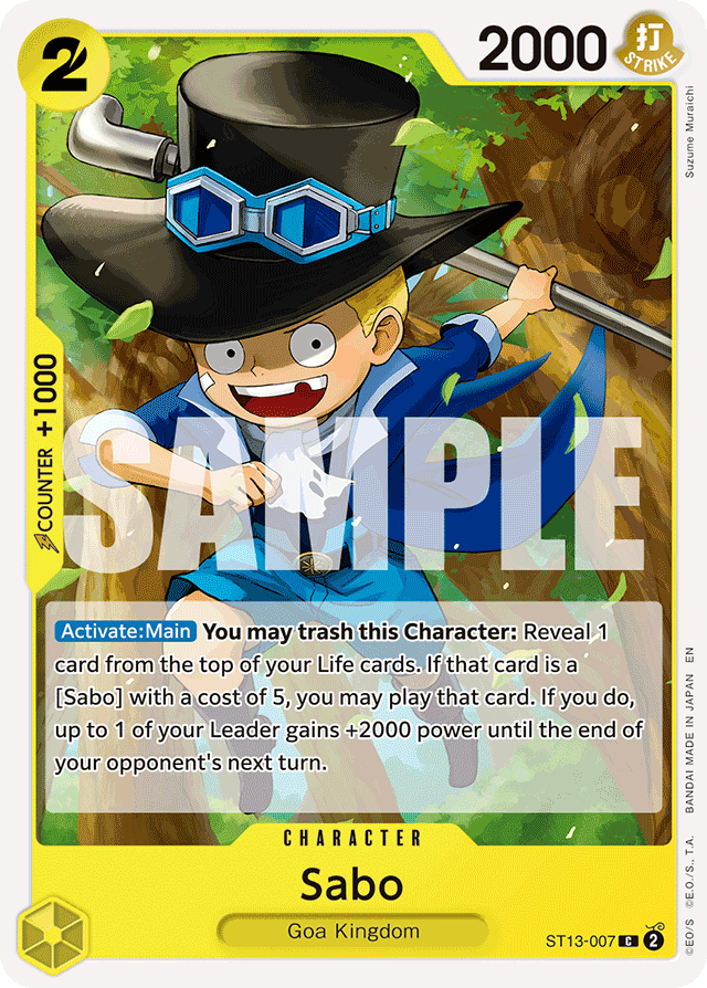 Sabo - ST13-007 (Reprint) - Premium Booster -The Best- Vol. 2 - C - ST13-007