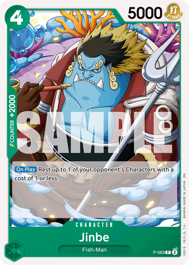 Jinbe - P-063 (Reprint) - Premium Booster -The Best- Vol. 2 - PR - P-063