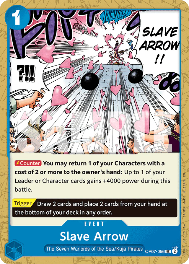 Slave Arrow (Reprint) - Premium Booster -The Best- Vol. 2 - UC - OP07-056