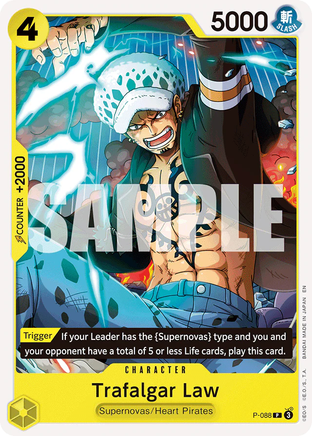 Trafalgar Law - P-088 (Reprint) - Premium Booster -The Best- Vol. 2 - PR - P-088