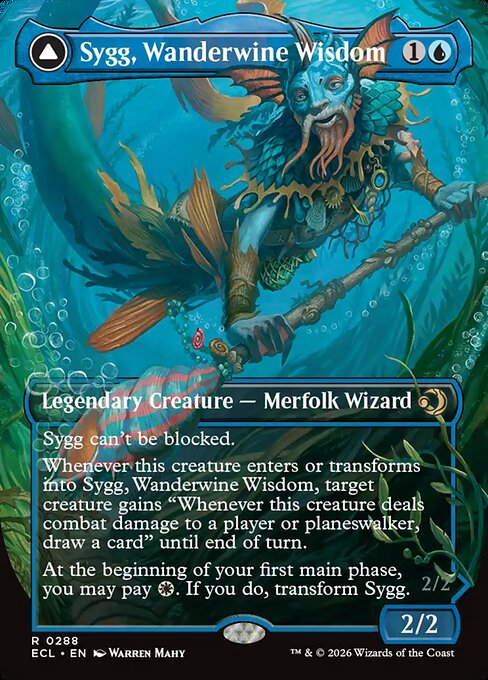 Sygg, Wanderwine Wisdom (Borderless) - Lorwyn Eclipsed - R - 288
