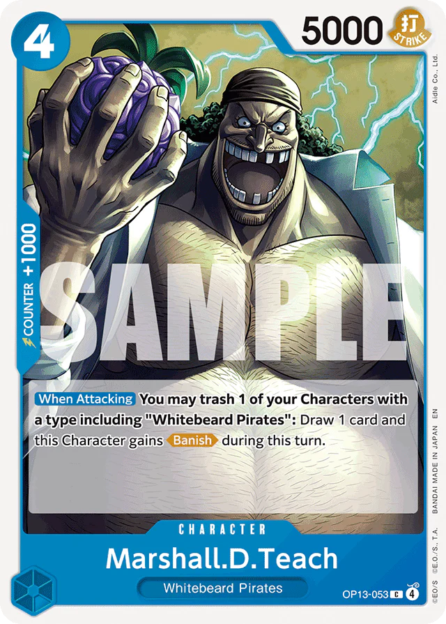 Marshall.D.Teach - Carrying On His Will - C - OP13-053