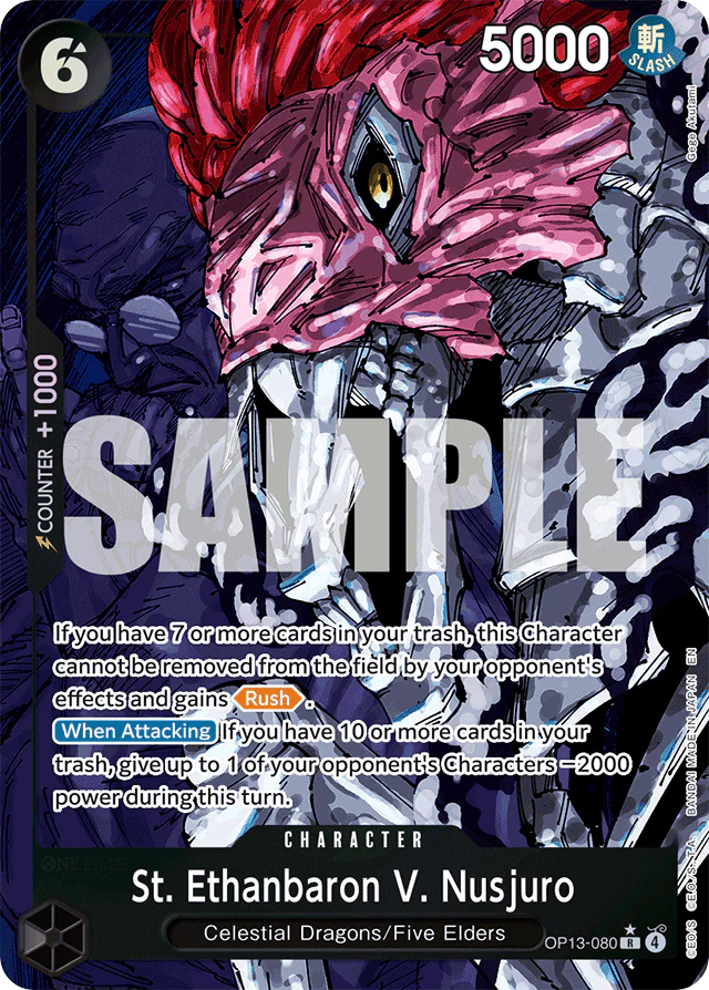St. Ethanbaron V. Nusjuro (Alternate Art) - Carrying On His Will - R - OP13-080