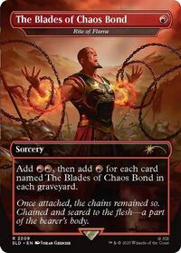The Blades of Chaos Bond - Rite of Flame - Secret Lair Drop Series - R - 2209