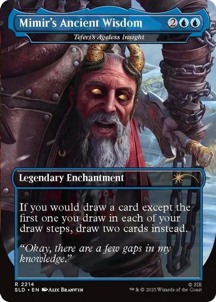 Mimir's Ancient Wisdom - Teferi's Ageless Insight - Secret Lair Drop Series - R - 2214 - Image 2