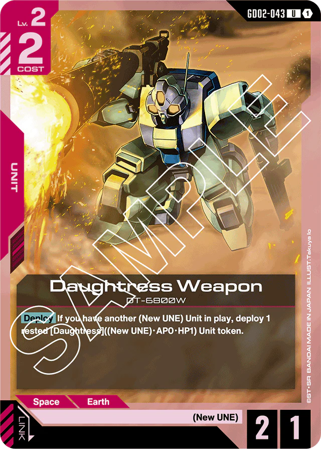 Daughtress Weapon - Dual Impact - Uncommon - GD02-043