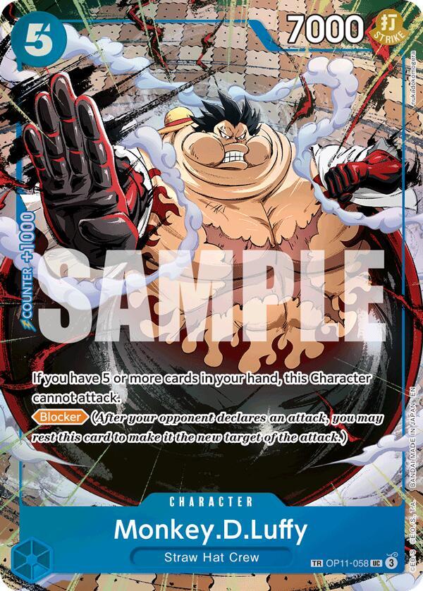 Monkey.D.Luffy - OP11-058 (TR) - Carrying On His Will - TR - OP11-058
