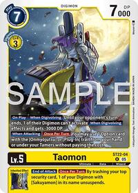 Taomon - Starter Deck 22: Amethyst Mandala Advanced Deck Set - Rare - ST22-04 R